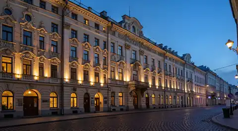 Сбер подсветил центр Петербурга к 185-летию компании