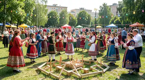 В Воронеже прошёл фестиваль игр народов России