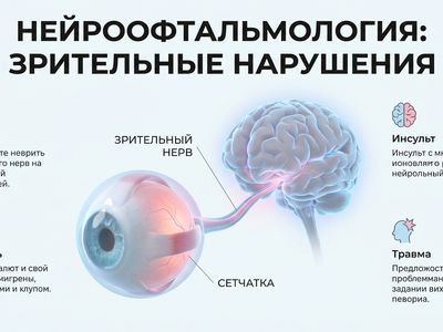 Нейроофтальмология: зрительные нарушения как "красные флаги" неврологических заболеваний (ОНМК, рассеянный склероз)