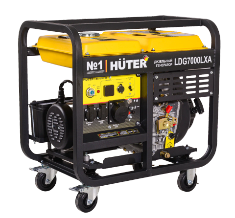 Электрогенератор дизельный LDG 7000LXА Huter