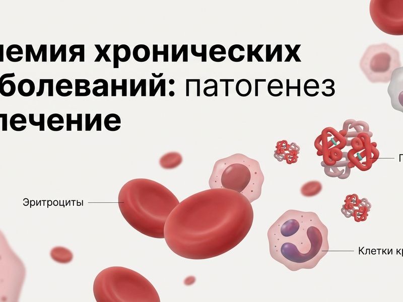 Анемия хронических заболеваний: современные представления о патогенезе и тактике лечения