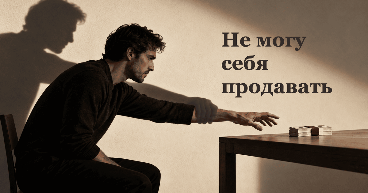Почему сложно продавать себя?