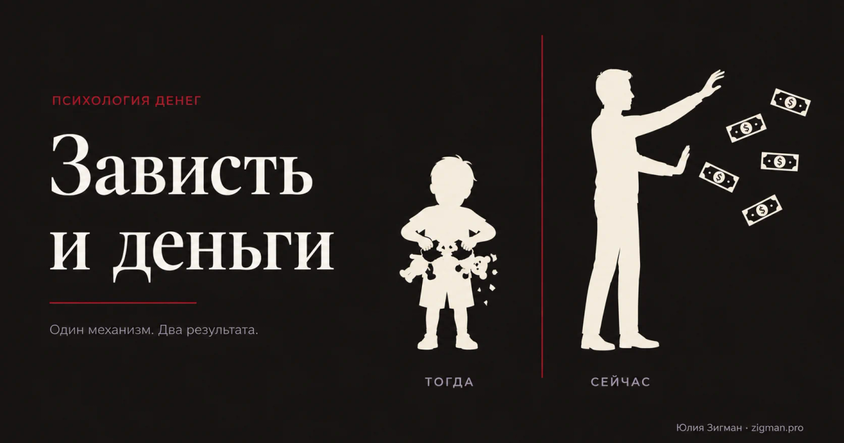 Зависть и деньги: почему мы мешаем себе зарабатывать больше