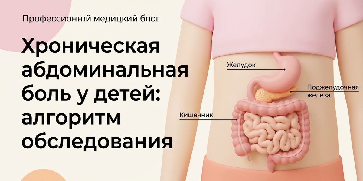 Хроническая абдоминальная боль у детей: алгоритм обследования и критерии направления к узким специалистам