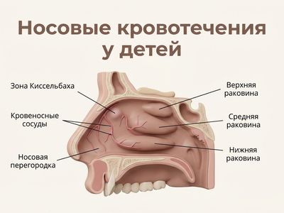 Носовые кровотечения у детей