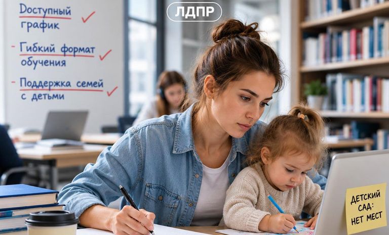 Материнство не должно отрезать женщину от профессии